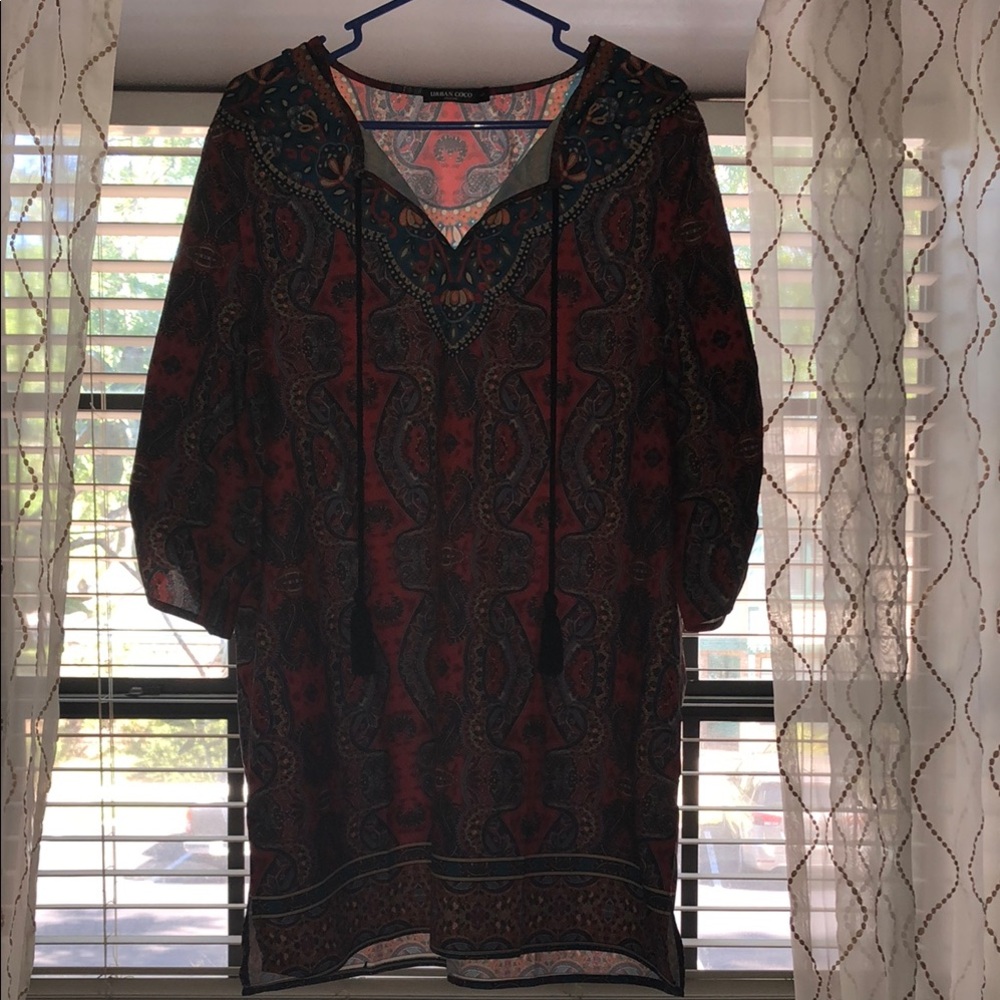 Women's Paisley Print Dress